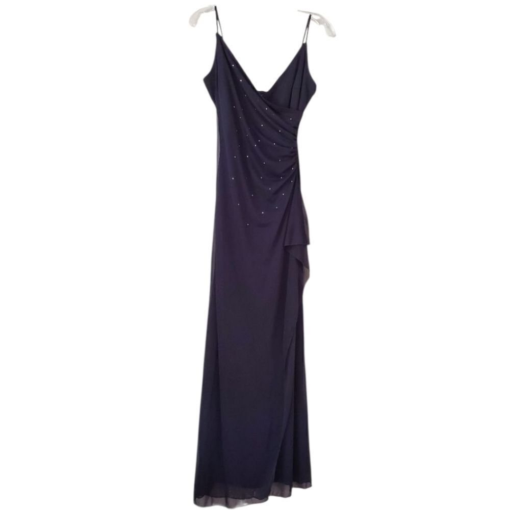 VINTAGE RAMPAGE Clothing Company Women's Maxi Dress Sz M Black Y2K Gothic Fairy